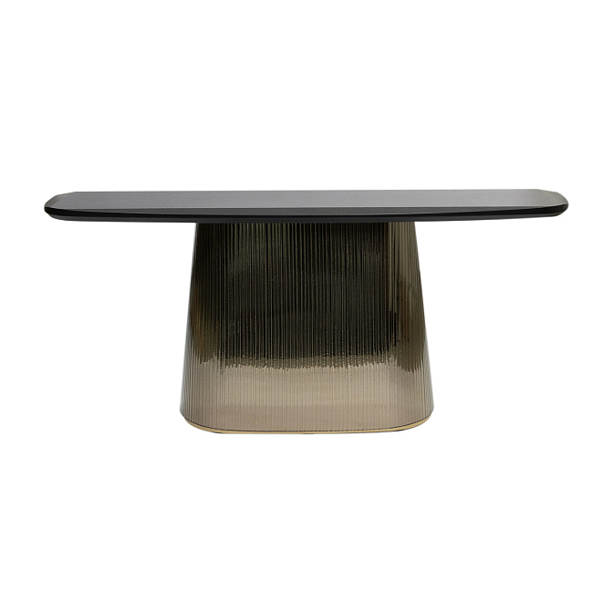 Консоль  Tonin Casa ADONE PLISSÉ silk wood - фото-2 | interior market