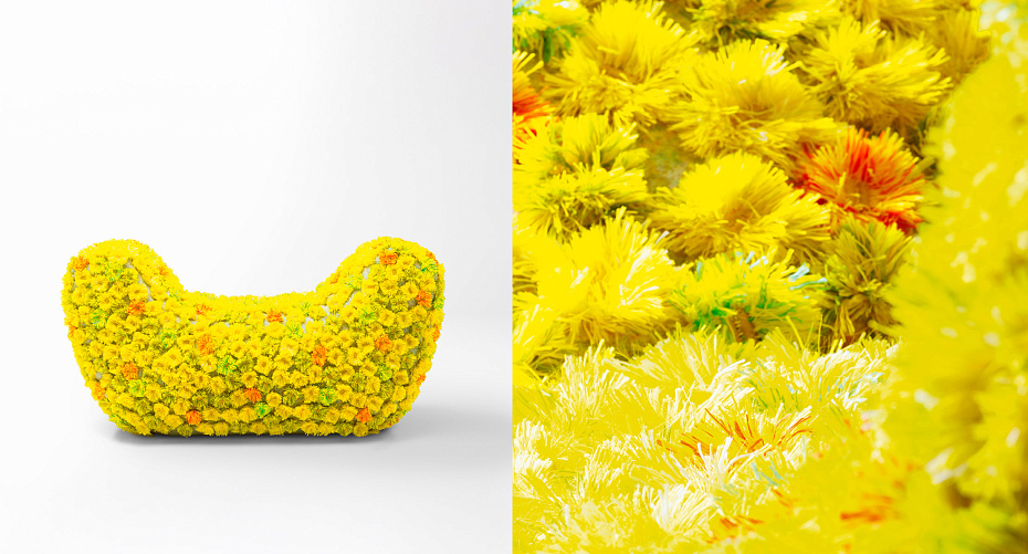 Банкетка Paola lenti METAMORFOSI - фото-2 | interior market