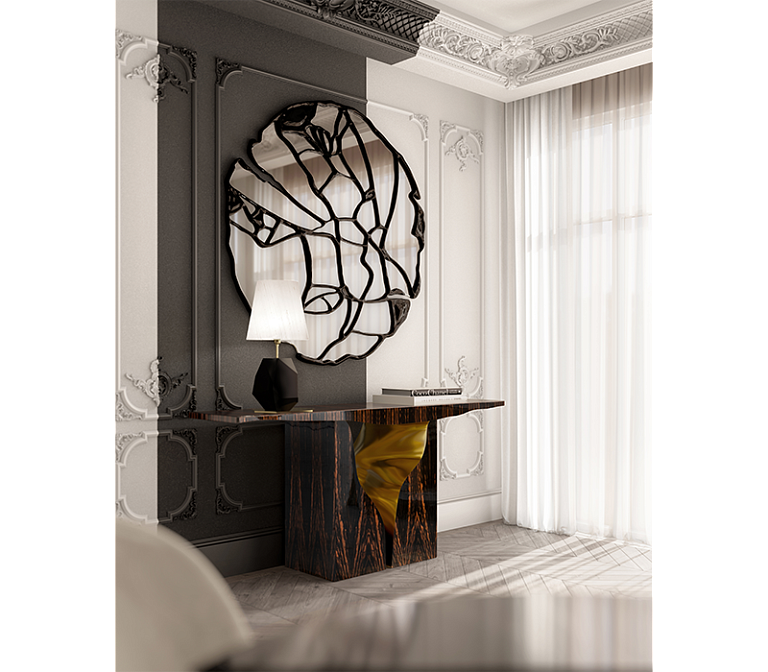 Зеркало интерьерное Boca do Lobo Glance Black Mirror - фото-5 | interior market