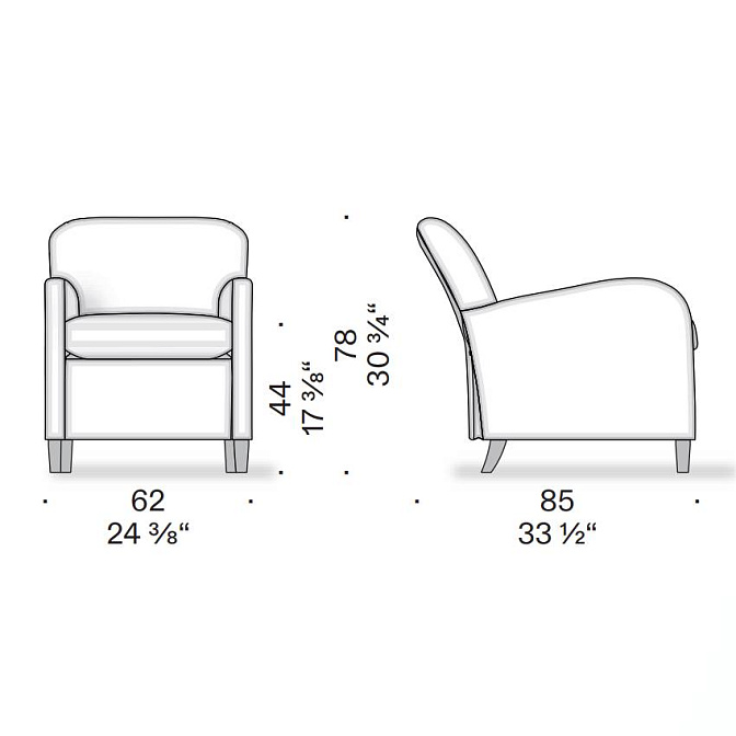Кресло De Padova SUSANNA - фото-3 | interior market
