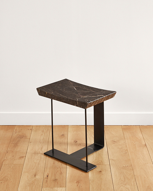 Табурет Pierre Chareau Marbre et métal - фото-4 | interior market