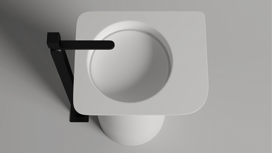 Раковина напольная матовая SALINI NINFEA 01 - фото-2 | interior market