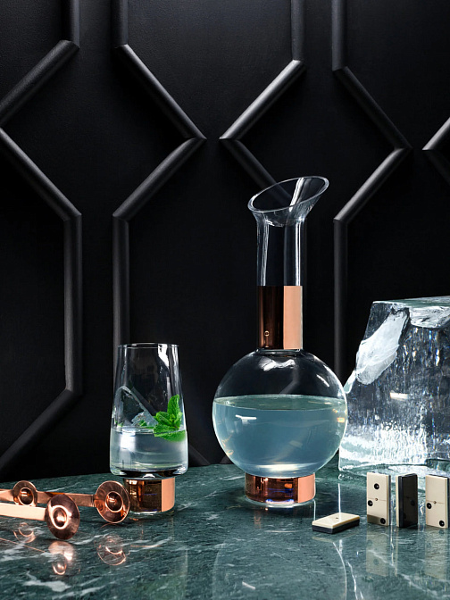 Набор высоких стаканов Tom Dixon Tank High Ball Glasses Set - фото-2 | interior market