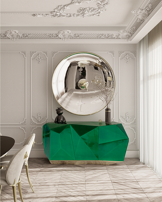 Комод Boca do Lobo Diamond Emerald - фото-8 | interior market