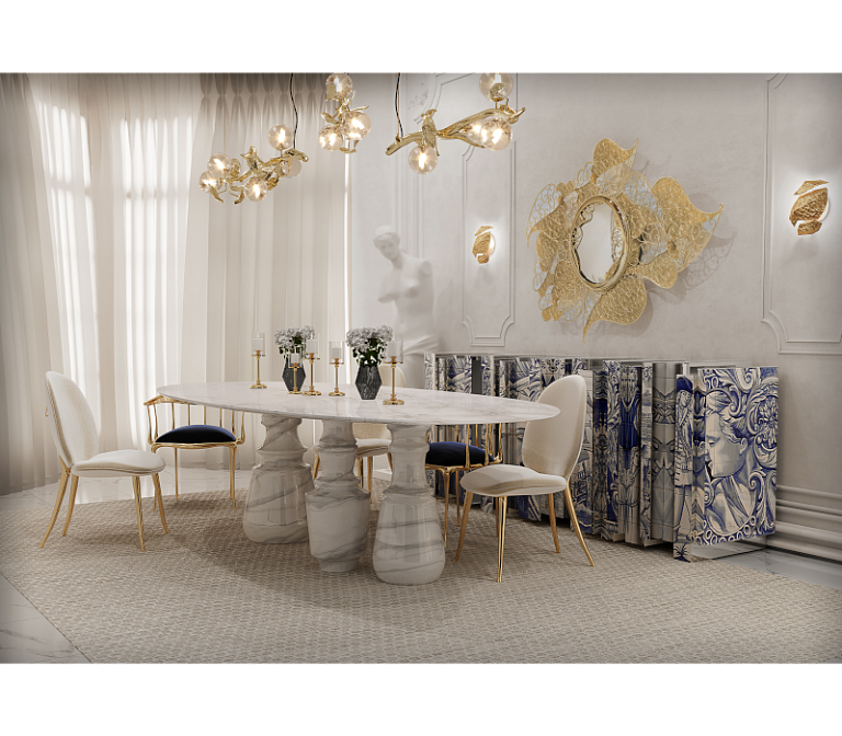 Обеденный стол Boca do Lobo Pietra Oval Xl Estremoz Dining Table - фото-7 | interior market