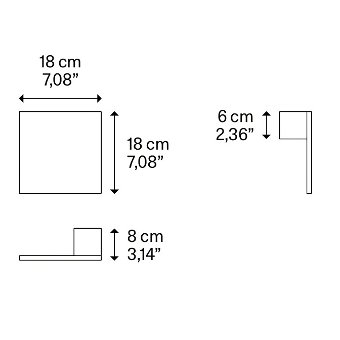 Бра Lodes (Studio Italia Design) Puzzle single square - фото-3 | interior market