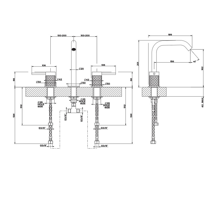 Смеситель для раковины Gessi INTRECCIO - фото-2 | interior market
