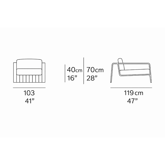 Кресло для улицы Paola lenti Frame - фото-6 | interior market