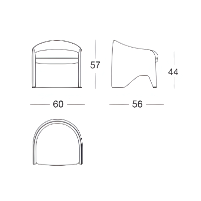 Кресло для дома Longhi NORA - фото-4 | interior market