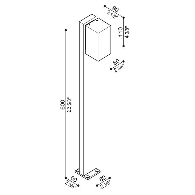 Уличный светильник  Lombardo Trend Post - фото-3 | interior market