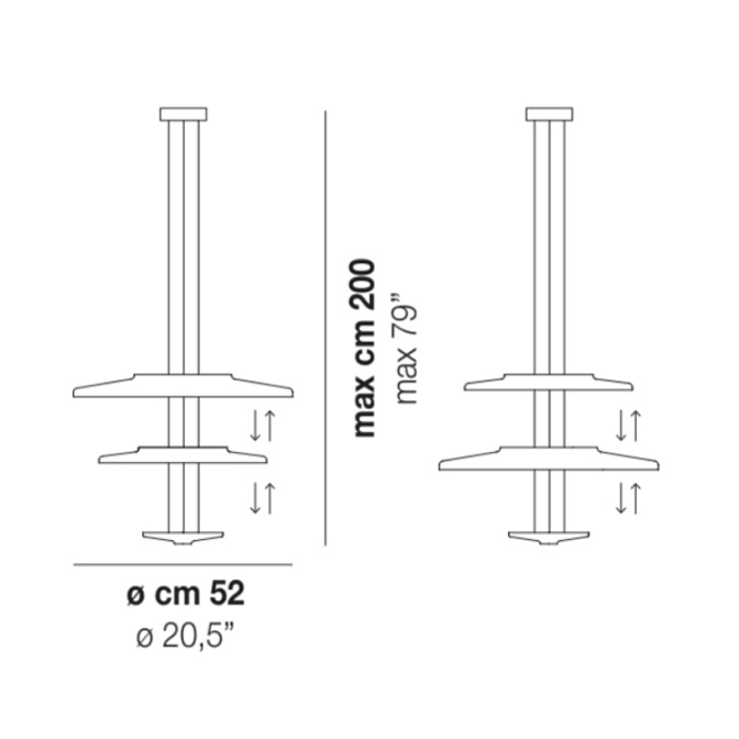 Потолочный светильник  Vistosi DIONE - фото-4 | interior market