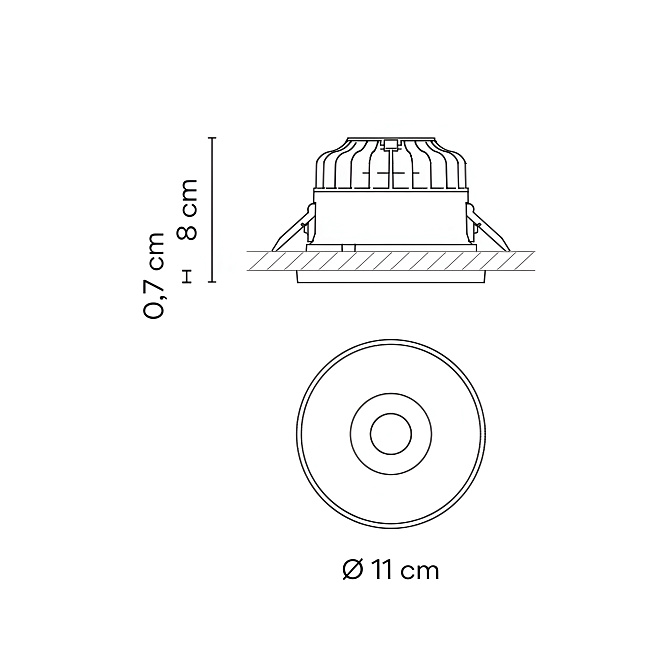 Потолочный светильник  Vibia Circle - фото-3 | interior market