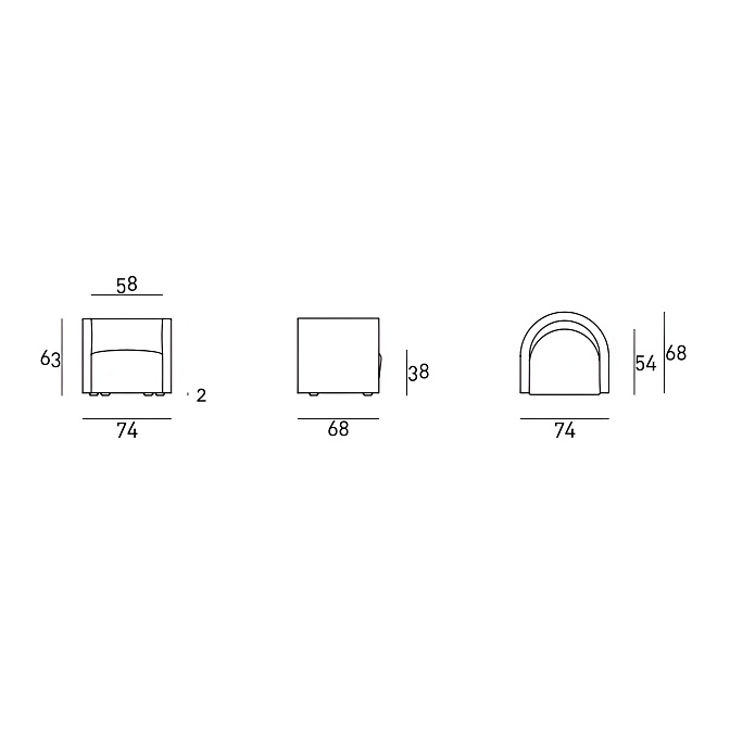 Кресло Living Divani Confident - фото-4 | interior market
