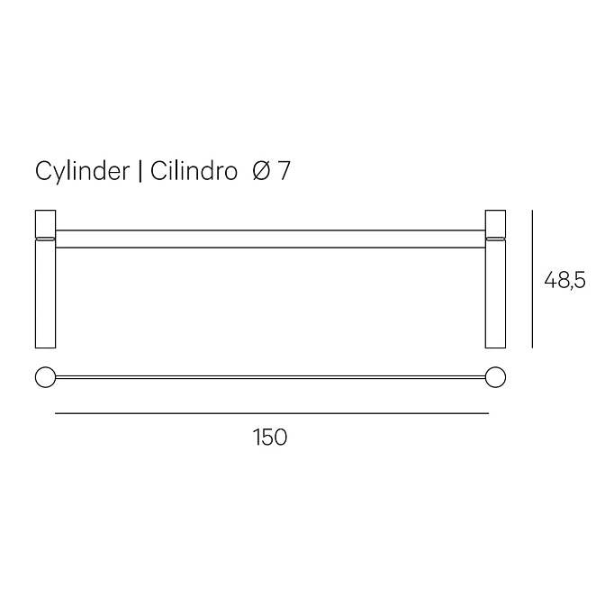 Потолочный светильник  Henge Tubular Horizontal - фото-6 | interior market