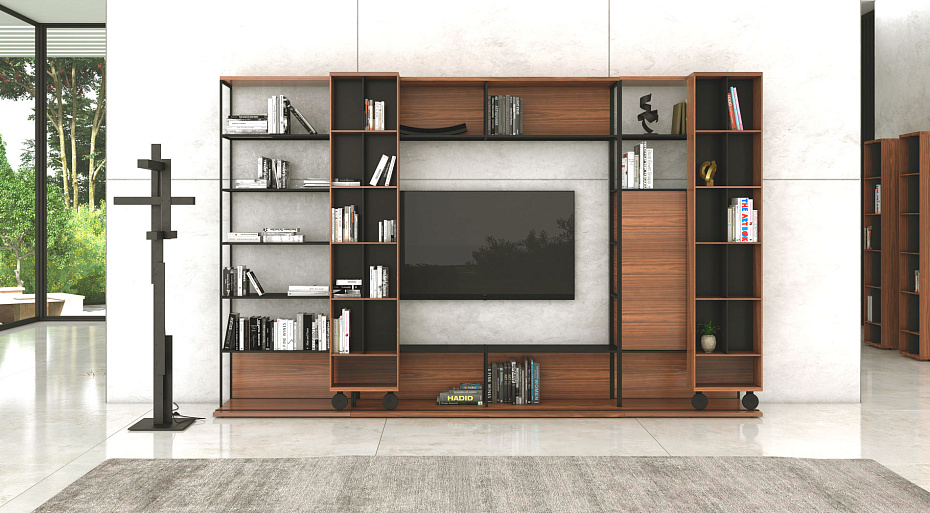 Стенка под ТВ PUNT LITERATURA OPEN TV - фото-4 | interior market