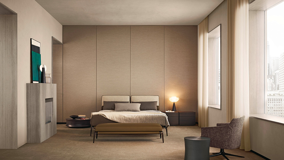 Кровать Poliform Park 1 - фото-4 | interior market