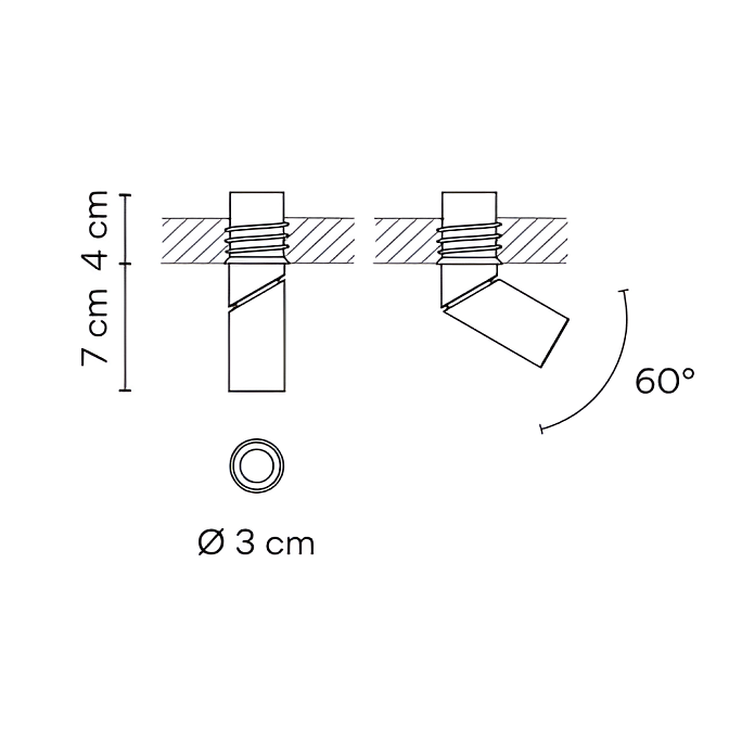 Потолочный светильник  Vibia Bind solo - фото-3 | interior market