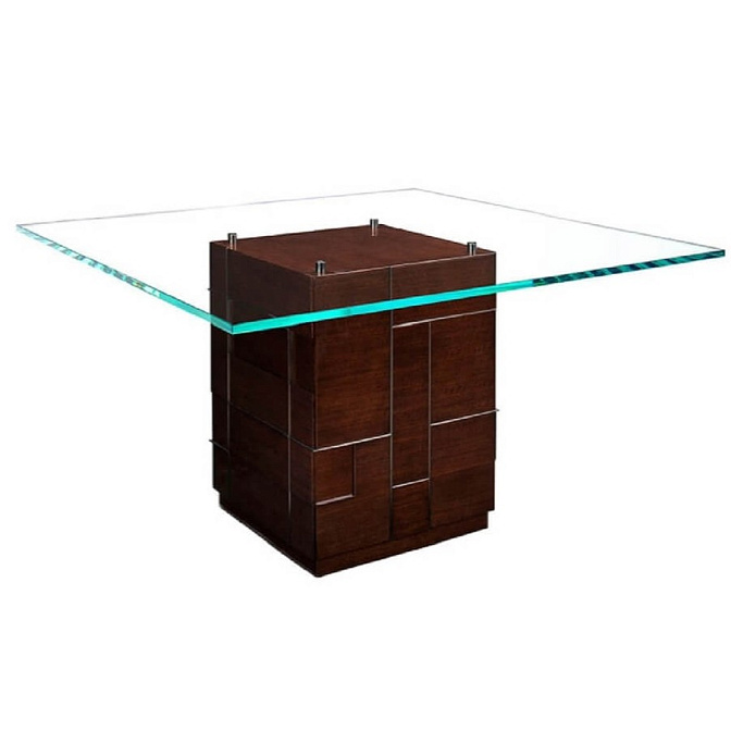Обеденный стол Bolier Kingsley Glass Top Square Dining Table - фото-2 | interior market