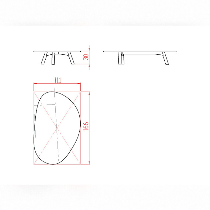 Кофейный столик JNL SHAPE - фото-3 | interior market