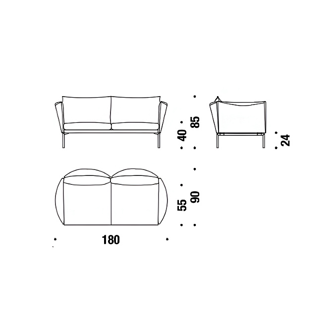 Диван Moroso Gentry Extra Light - фото-2 | interior market