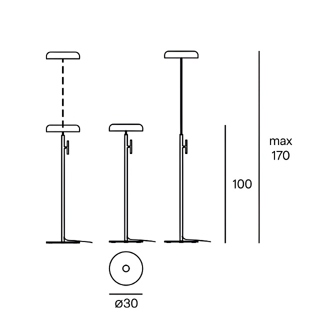 Торшер  Lumen Center Zero - фото-3 | interior market