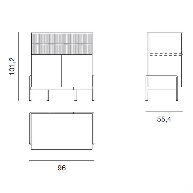 Комод Novamobili Belt - фото-2 | interior market