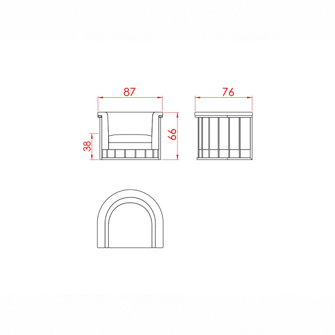 Кресло JNL Fereol - фото-3 | interior market