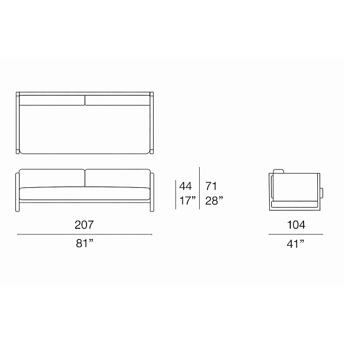 Диван для улицы Paola lenti Portofino - фото-3 | interior market