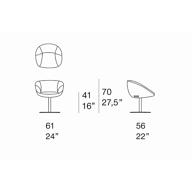 Стул для улицы Paola lenti Amable - фото-3 | interior market