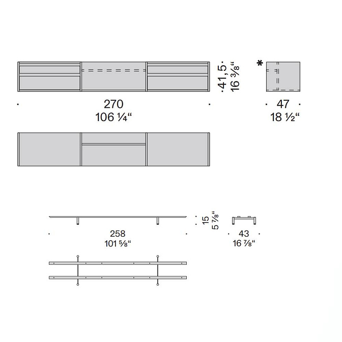 Комод De Padova SC16 - фото-3 | interior market