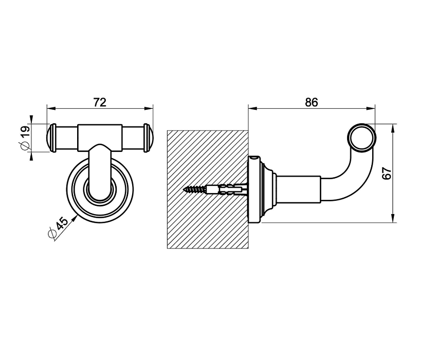Крючок Gessi  - фото-2 | interior market