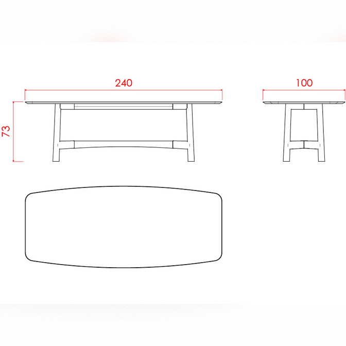 Обеденный стол JNL Artemis - фото-4 | interior market