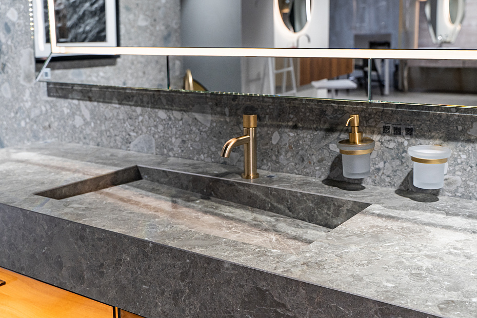 Комплект мебели с раковиной Moma Design ELEGANCE GLASS - фото-3 | interior market