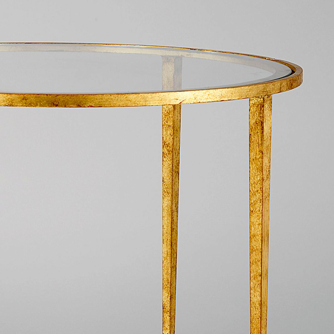 Журнальный столик Vaughan designs Helmsley Round Side Table - фото-3 | interior market