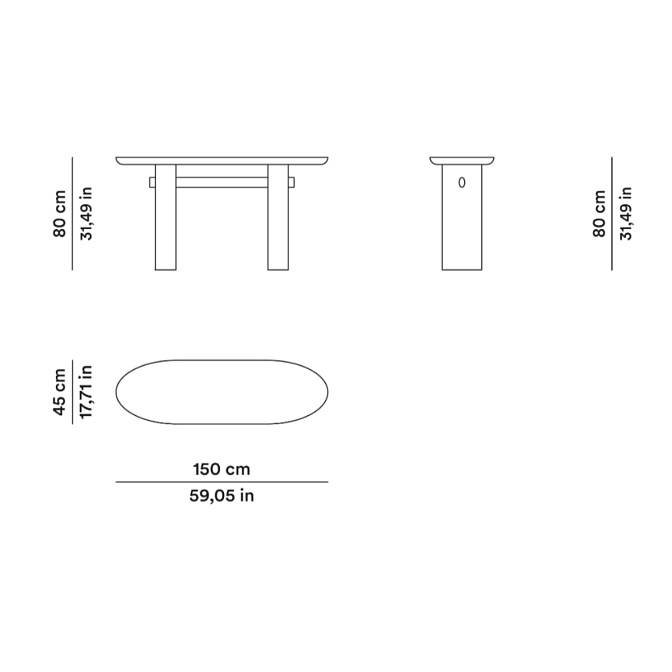 Консоль  Tacchini Torii Love - фото-4 | interior market