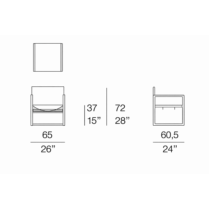 Стул для улицы Paola lenti Salina - фото-3 | interior market