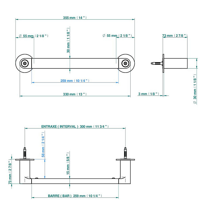 Держатель для полотенец THG ZOOM.7 - фото-2 | interior market