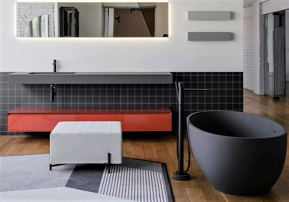 Комплект мебели с раковиной Antonio Lupi Panta Rei - фото-2 | interior market