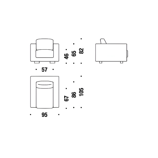 Кресло Moroso Salon Nanà - фото-5 | interior market