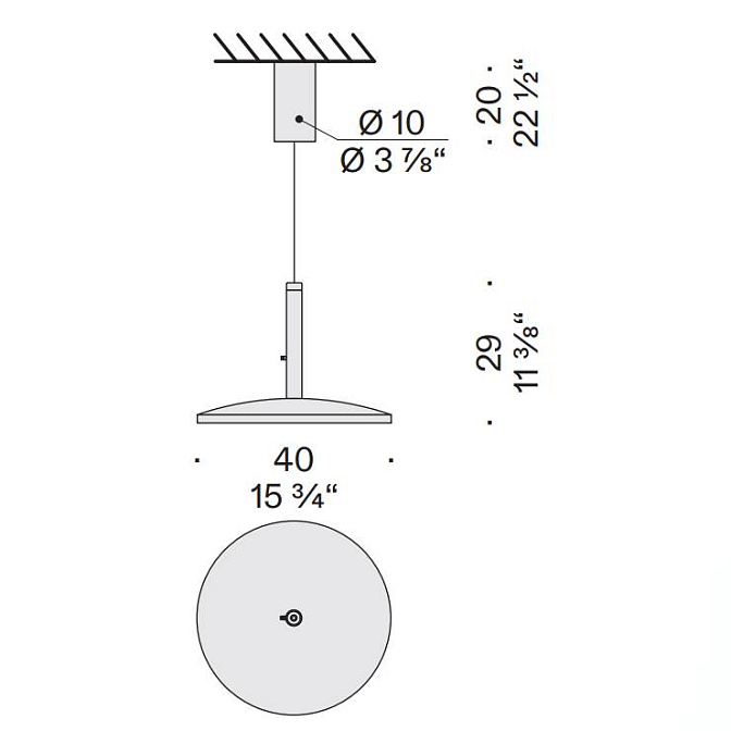 Потолочный светильник  De Padova Poet - фото-6 | interior market