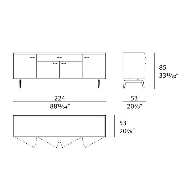 Комод Turri Blues - фото-4 | interior market