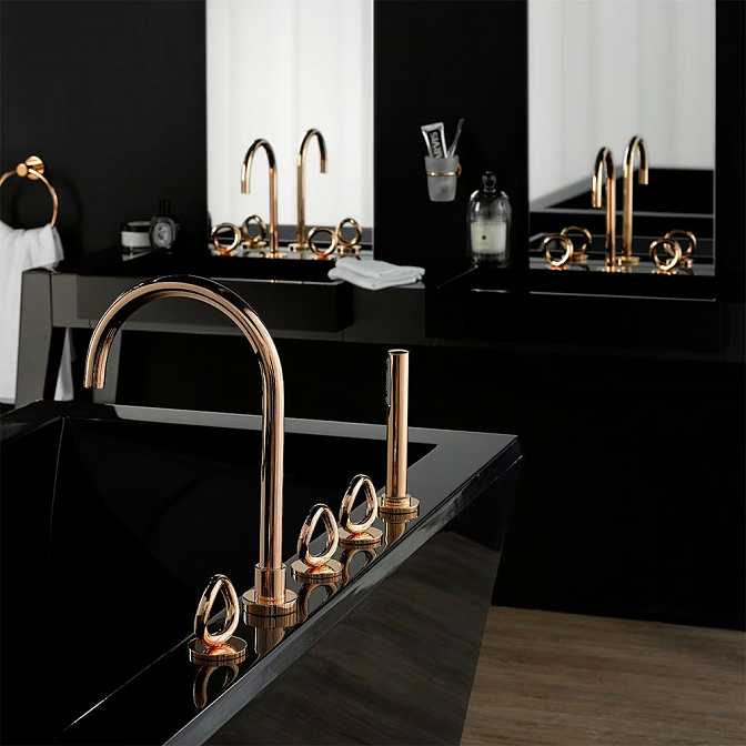 Смеситель для ванны THG Collection "O" - фото-2 | interior market