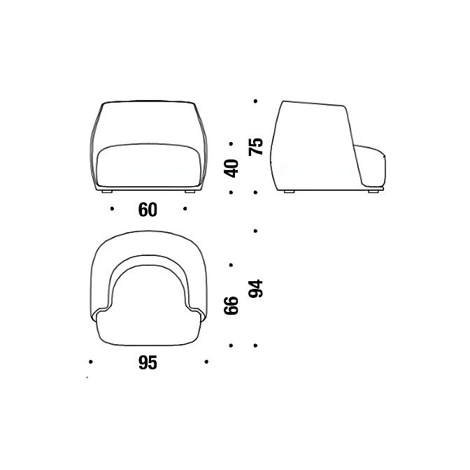 Кресло Moroso Redondo - фото-4 | interior market