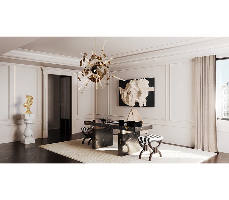 Стол Boca do Lobo Empire Nero Marquina Desk - фото-5 | interior market