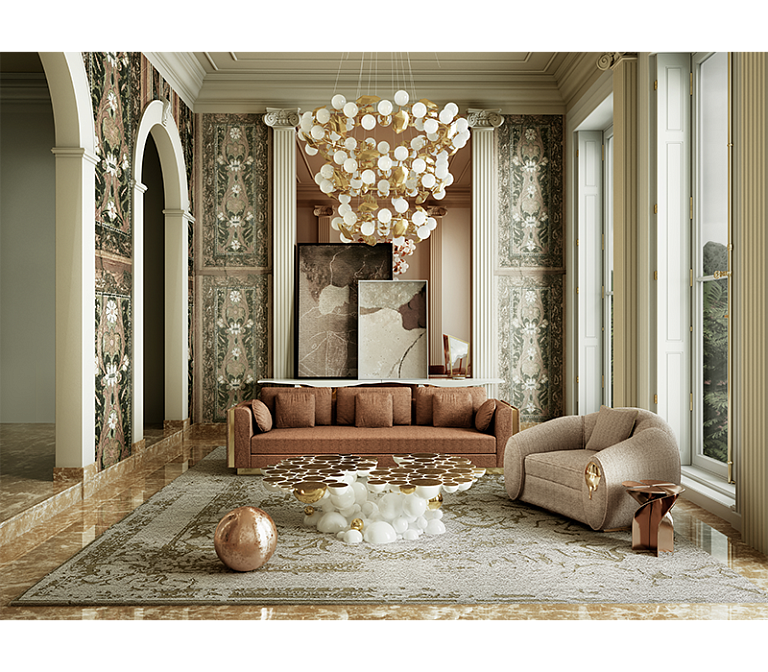 Потолочный светильник  Boca do Lobo Hera Round III Suspension Lamp - фото-6 | interior market