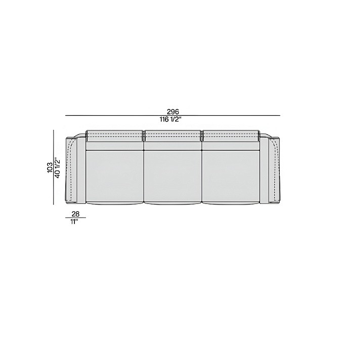 Модульный диван Porada RONNY - фото-4 | interior market