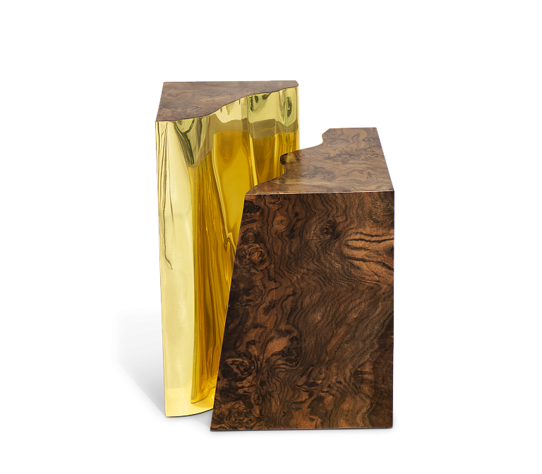 Журнальный столик Boca do Lobo Lapiaz Walnut Side Table - фото-4 | interior market