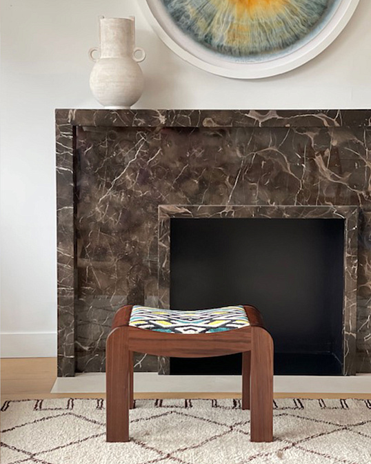 Табурет Pierre Chareau Curule tapissé - фото-3 | interior market