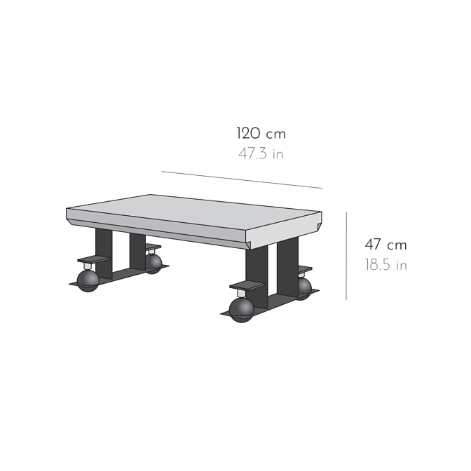 Журнальный столик Pierre Chareau BOULE - фото-2 | interior market