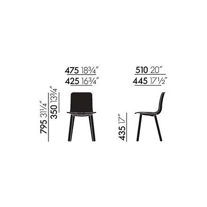 Обеденный стул Vitra Hal Re Wood - фото-4 | interior market